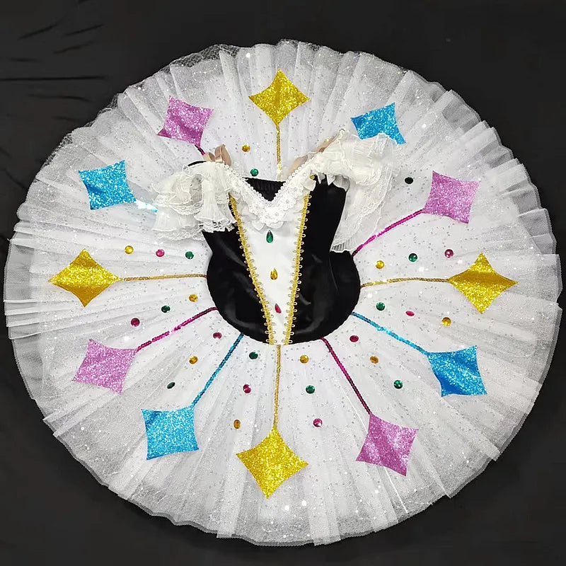 Harlequinade Pancake Tutu Ballet Dress for Girls & Women
