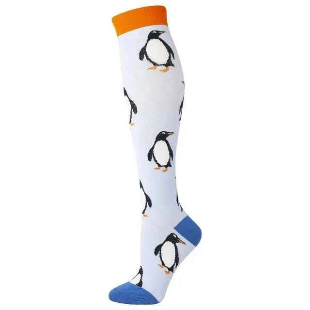 Compression Socks Varicose Veins Blood Circulation Pregnancy 20-30mmhg Nurse Socks Men Women Marathon Golf Cycling Sports Socks