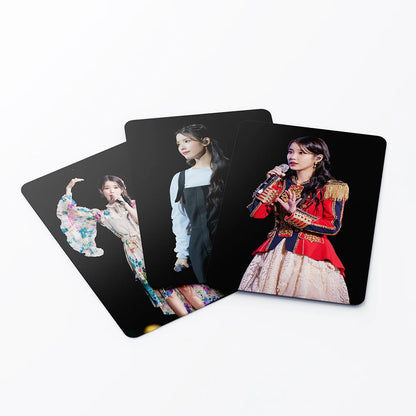 55pcs/set Kpop IU The Golden Hour Lomo Cards High quality HD Photocard for fans collection Fashion Cute Fans Gift SS69