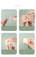 Self-Adhesive Cat Wall Hooks, Cute Animal Decorative Hanger