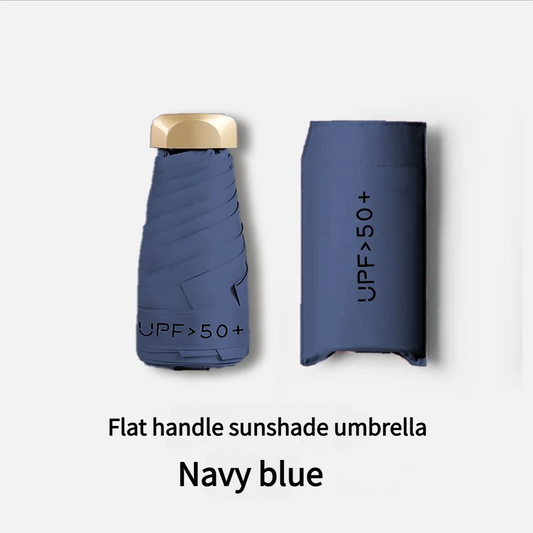 SS69 Mini Pocket Umbrella, 5-Folding UV Protection Sun Parasol