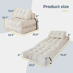 Vacuum Compression Sofa Foldable Simple Fabric Corner Modular Couch Floor Multi Function Nordic Living Room Bedroom Decoration