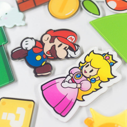 Cartoon Bros Fridge Magnet Home Kitchen Convenience Sticker Anime Photo Message Board Refrigerator Magnetic Stickers Home Dec