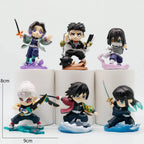 1-12pcs Anime Demon Slayer Blind Box Figure Toys Kimetsu No Yaiba Battle Series Guess Bag Mystery Doll Christmas Birthday Gift