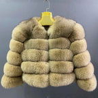 Winter Women's Cold Coat Top Fox Jackets For Women clothing Natural Real fox Fur Jacket Coats For Women Fur Jacket In Promotion