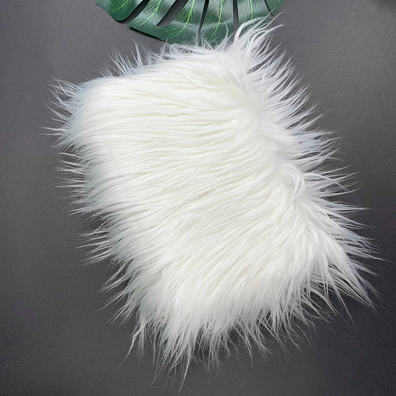Faux Fur Fabric 8cm Long Pile Cosplay Patchwork Sheet