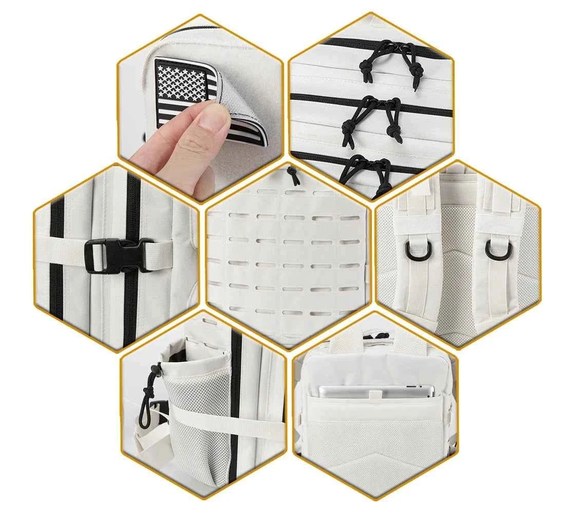 25L/45L Men's and Women's Tactical Backpacks , Outdoor Activities, Small School Backpacks with Water Bottle Holder