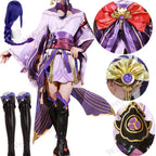 Raiden Shogun Cosplay Costume & Wig Set for Women - Game Character Outfit