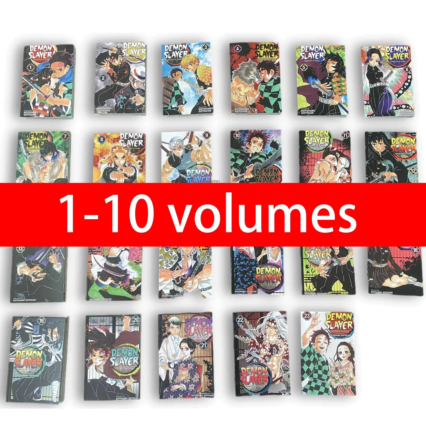 Demon Slayer Kimetsu No Vol 1-23 Yaiba Japan Youth Teen Fantasy Science Mystery Suspense Manga Comic Book Manga Books in English SS69 103.69 1-10 volumes