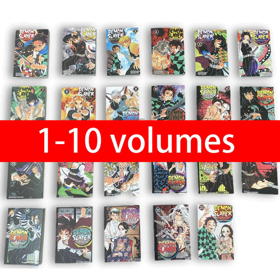 Demon Slayer Kimetsu No Vol 1-23 Yaiba Japan Youth Teen Fantasy Science Mystery Suspense Manga Comic Book Manga Books in English SS69 103.69 1-10 volumes