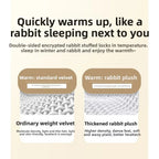 Leopard Print Plush Quilt Cover Set - Warm Coral Fleece