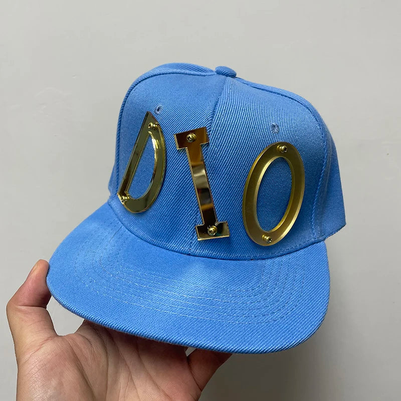 Anime JoJo Adventure Role Play Diego Brando Cos Costume Men Women Green Hat Cool Hip Hop Hat Party Accessories Baseball Cap ﻿