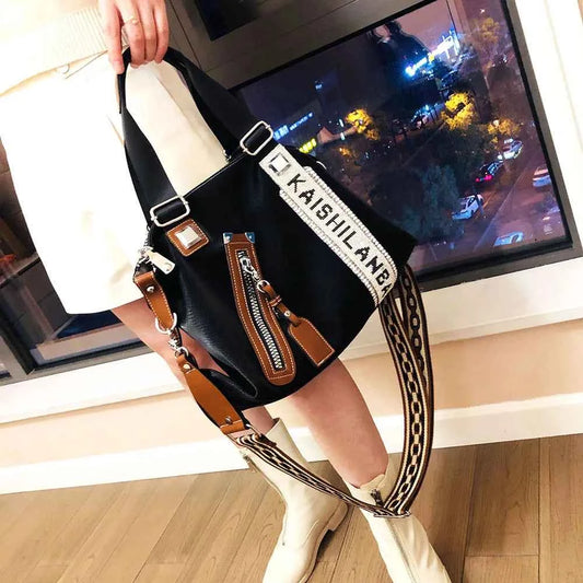 2022 New Female Fashion Brand Shoulder Bag Luxury Vintage Leather Handbag Women Medium Size Daily Work Boston Bag Messenger Bags