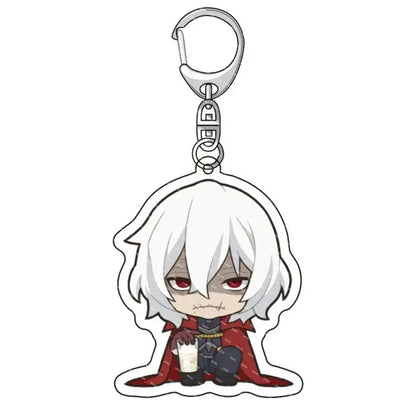 Fashion Anime College Keychain Cartoon Character Double Sided Acrylic Key Chain Fans Collection Jewlry Gift SS69