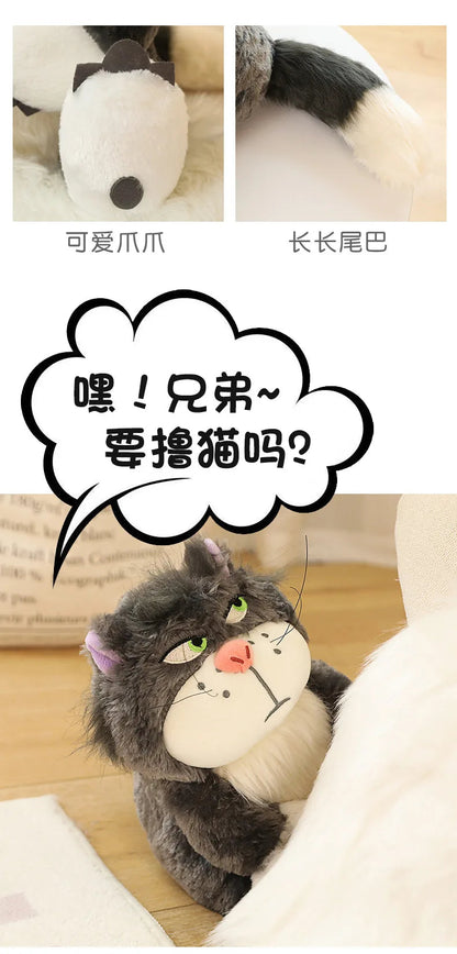 15-35cm Kawaii Cinderella Lucifer Cat Plush Toys Soft Anime Cartoon Princess Kids Stuffed Animals Doll Children's Birthday Gifts SS69
