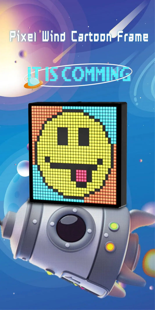 LED Pixel Matrix Bluetooth Smart Display 64x64 RGB Digital Lamp Panel DIY Art Display Gaming Anime Room Decor Frame APP Control