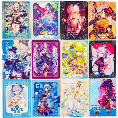 New Genshin Impact Collecting Cards Gift Box Set Cards Anime Game Peripherals Cards Rare Card Gifts For Fans And Collectors