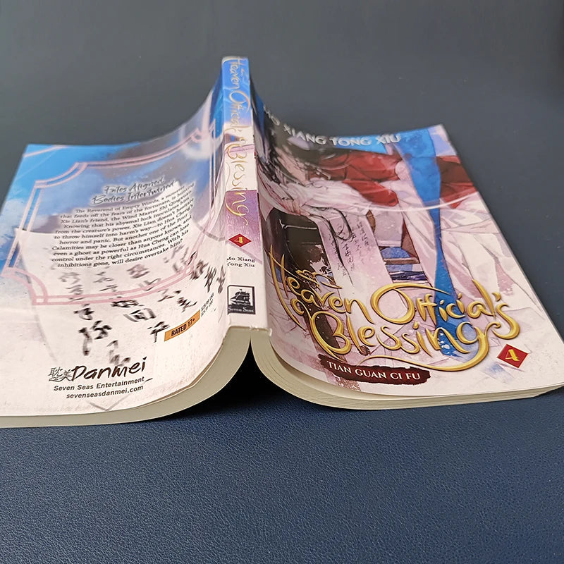 Vol.1-8 Tian Guan Ci Fu manga books in English Novel heaven official's blessings book Comic Book 1/2/4 book optionall SS69