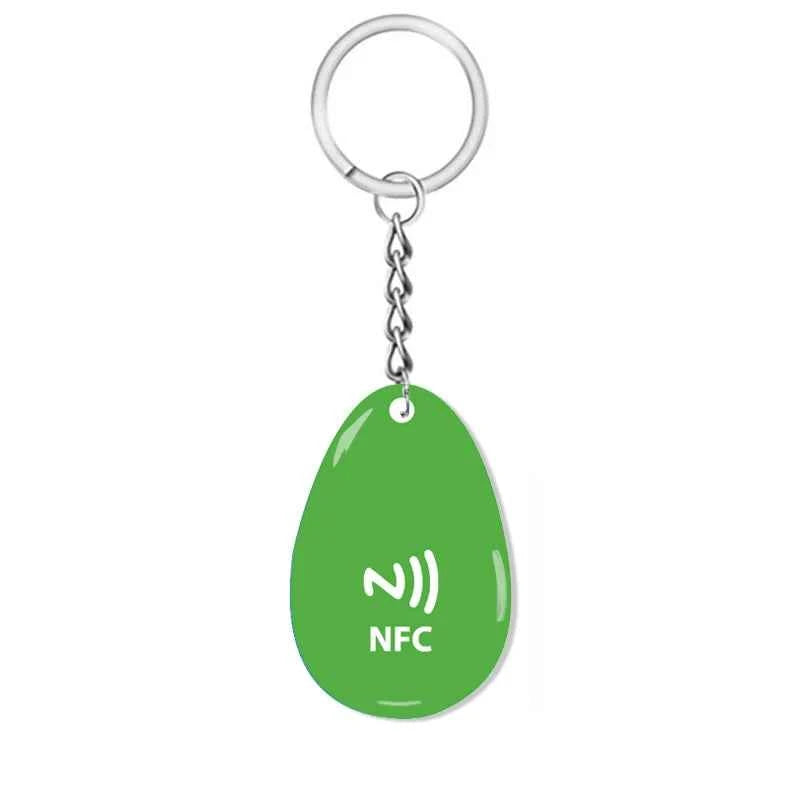 Whatsapp NFC Epoxy Keychain NFC Tag for Increase Your Business