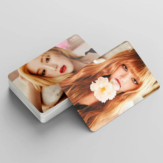 KPOP 55cards/set (G) I-DLE Album Card I FEEL Album GIDLE Ye Shuhua MINNIE Printed Photo Card LOMO Card Gift For Girls Collection SS69