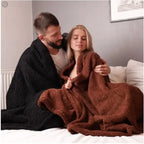 Plus Size Shaggy Blankets for Couple, Winter Thickened Warm Blanket | Waterproof Luxury Rectangle Napping Blanket