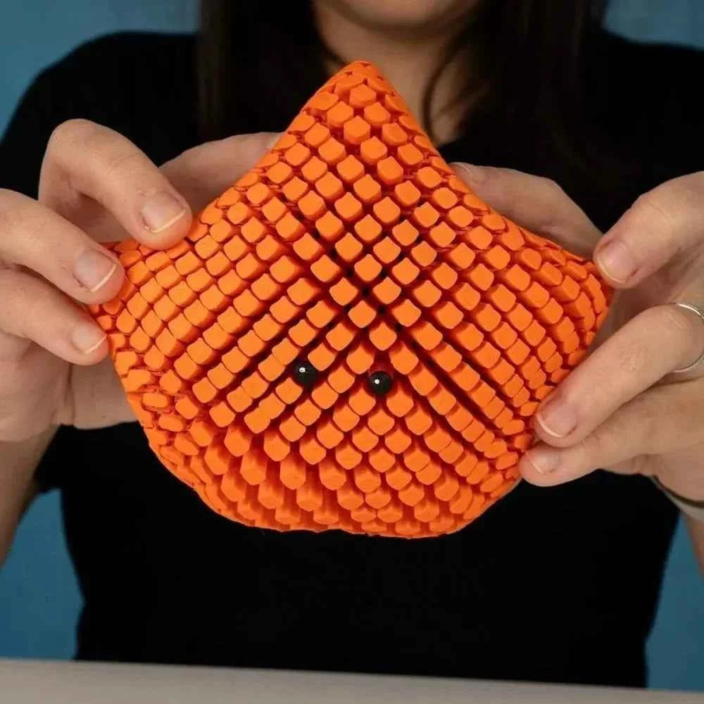 3D Printed Starfish Ornament 12cm Marine Animal Decor Ocean Themed Desk Toy Movable Joints Stress Relief Home Office Gift