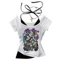 Jojo Bizarre Adventure crop top Aesthetic babydoll Streetwear shoujo girl style Fairy vintage  cropped harajuku woman t-shirt