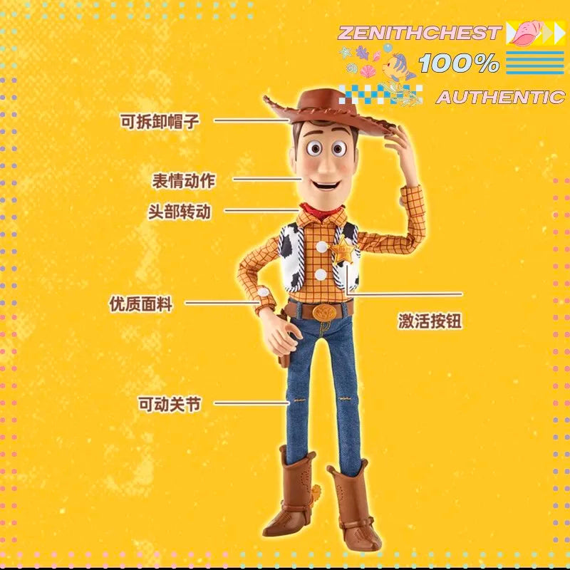 Disney Pixar Toy Story Talking Woody & Buzz Lightyear Action Figures