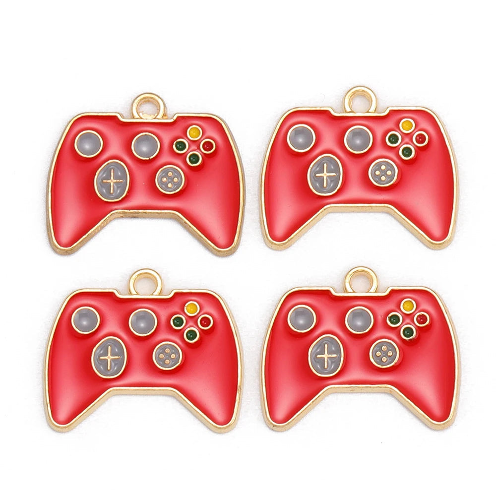 10Pcs Retro Enamel TV Set Game Console Charms for Jewelry Making DIY Cute Design Charms Pendant Necklaces Earrings Accessories SS69 6.69 10pcs