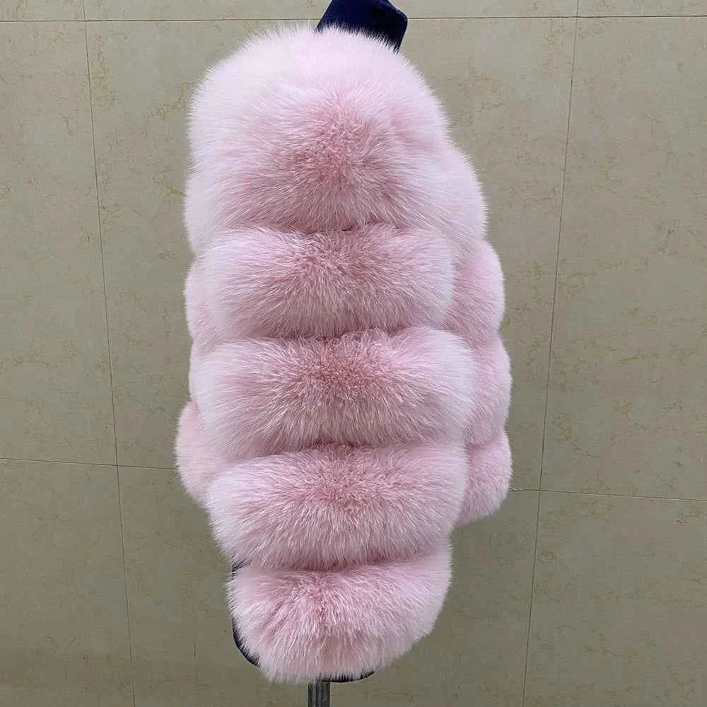 Winter Women's Cold Coat Top Fox Jackets For Women clothing Natural Real fox Fur Jacket Coats For Women Fur Jacket In Promotion