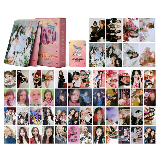 55pcs/set Kpop FIFTY FIFTY THE BEGINNING Lomo Cards Photo Cards Album Photocard High quality Photo album CardsPhoto Fans Gift SS69