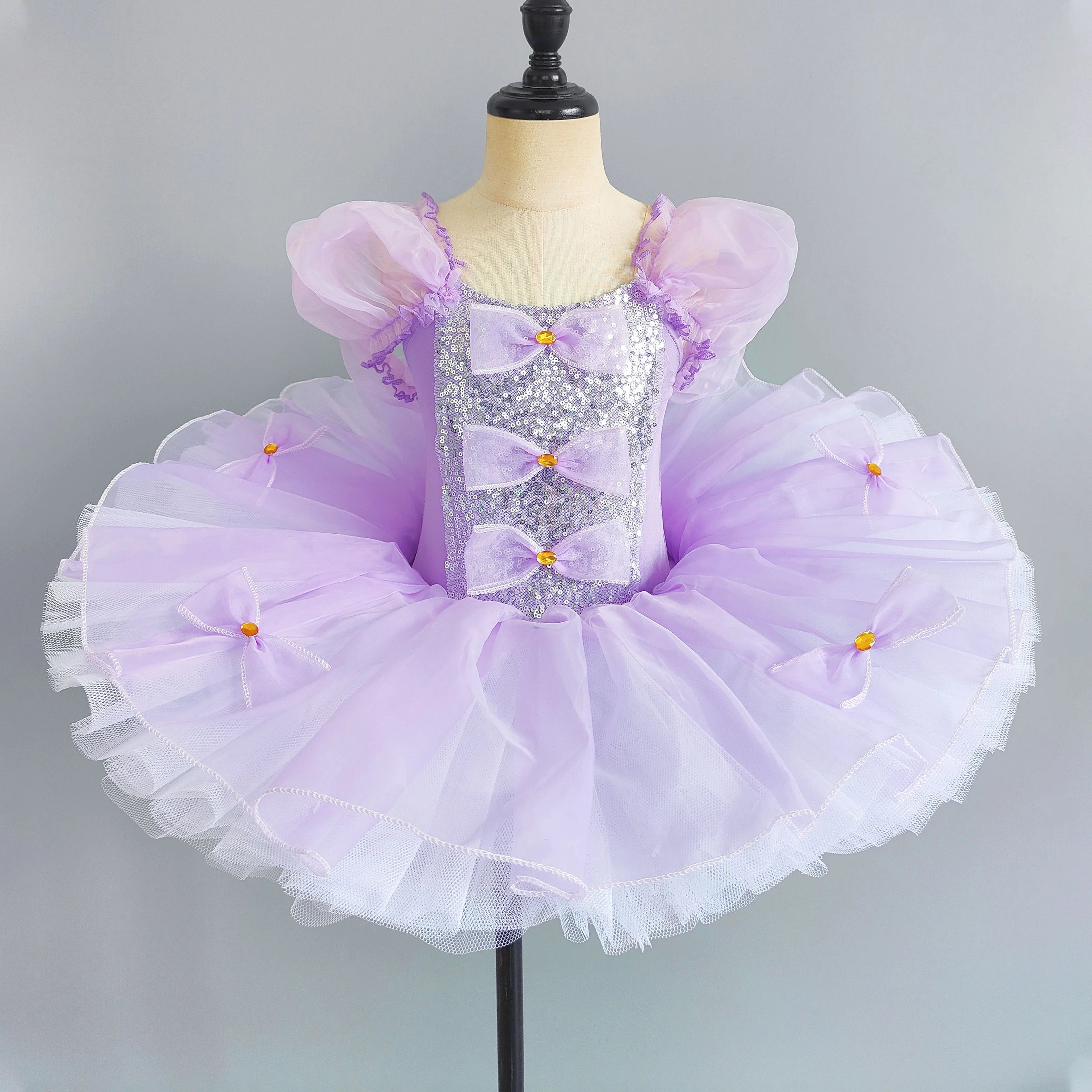 Girls Ballet Tutu Dress for Kids Princess Performance Fairy Costume