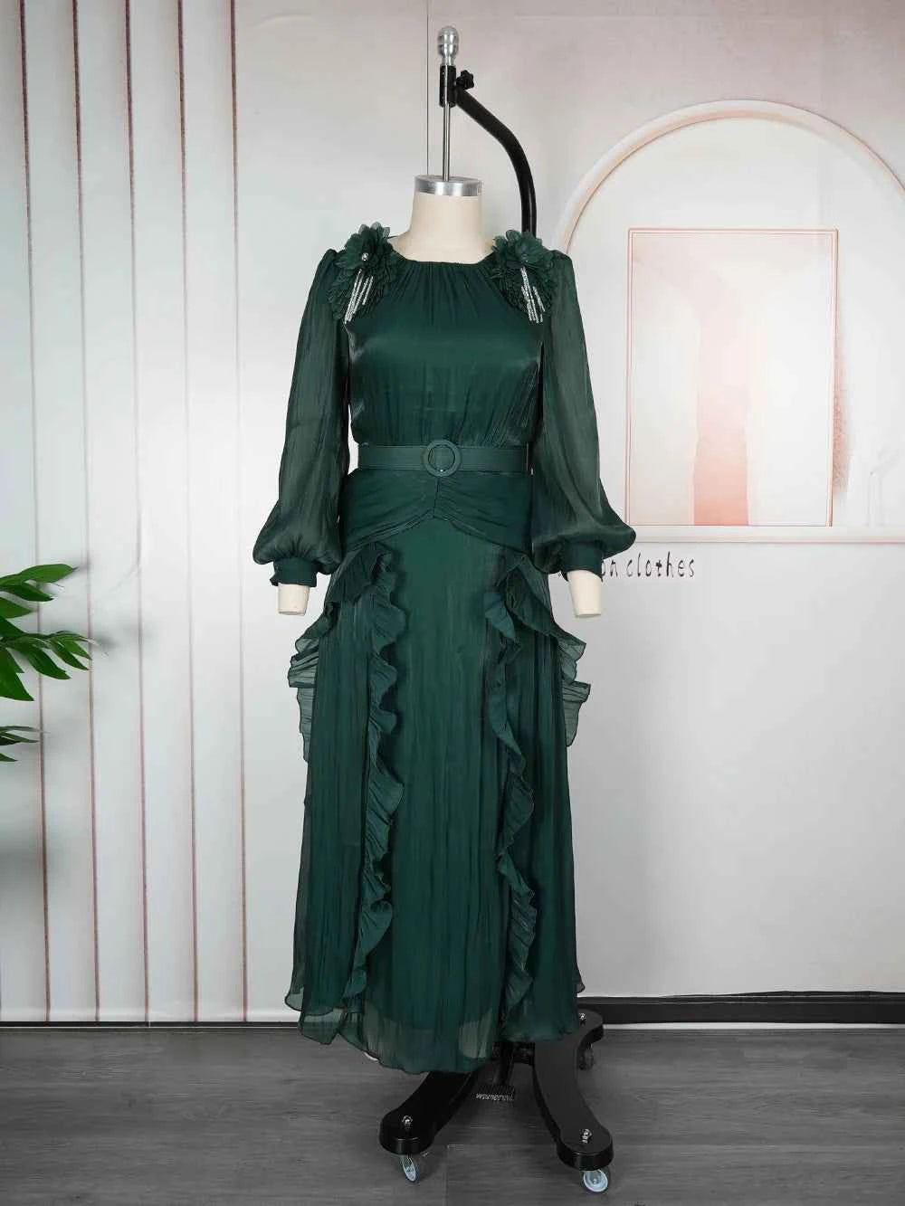 Elegant African Dresses for Women 2025 New Africa Clothing Plus Size Turkey Wedding Party Long Dress Dashiki Ankara Outfits Robe