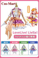 Cos-Mart LoveLive Liella Fresh Live Tang Keke/Heanna Sumire/Shibuya Kanon/Arashi Chisato/Hazuki Ren Cosplay Costume Cute Uniform SS69