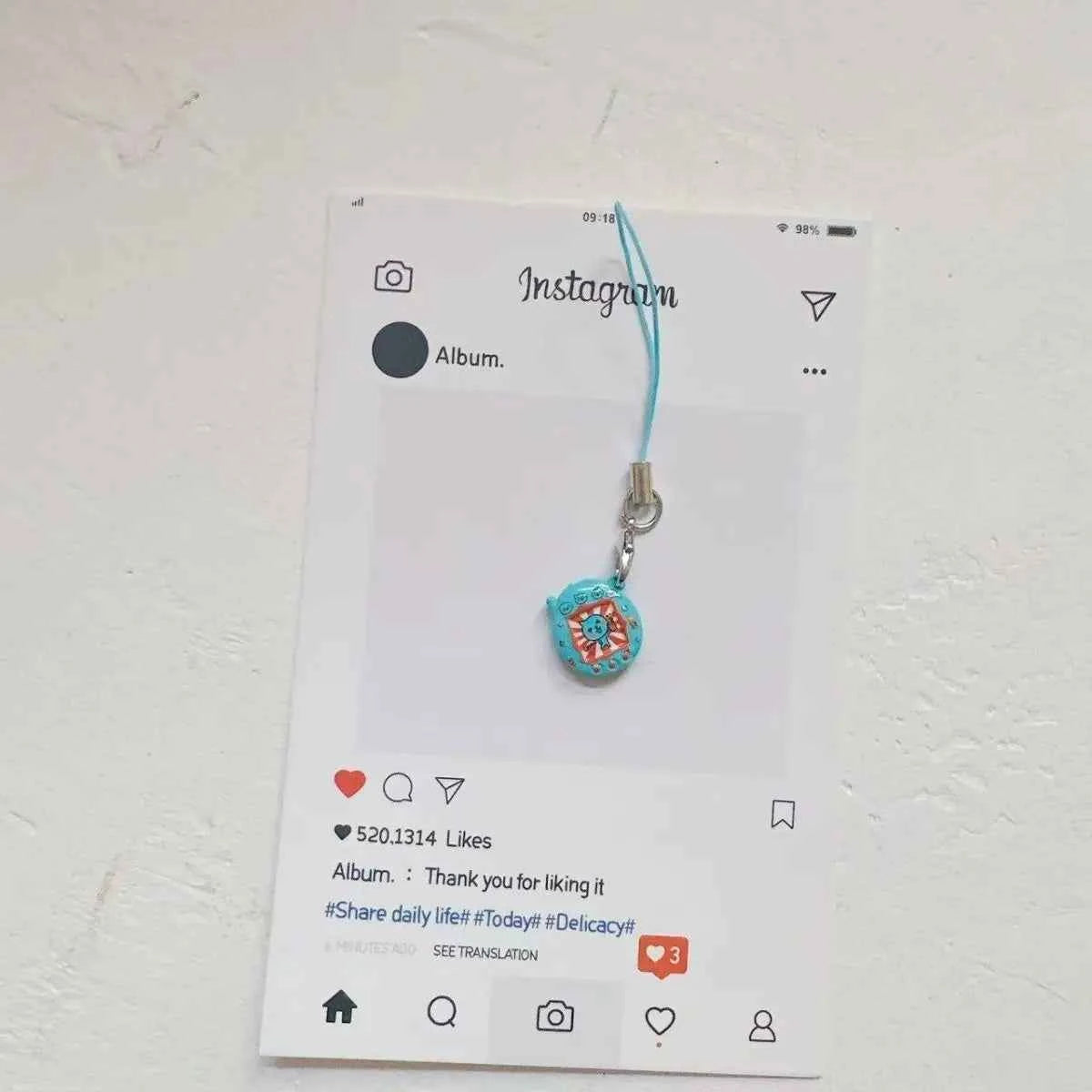 Cute Handmade Mini Tamagotchi Alloy Pendant Mobile Phone Pendant Cartoon Simulation Tamagotchi Pendant Keychain