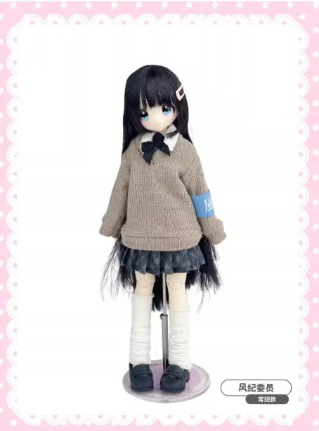 Don'T Touch My Bangs Series 1/6 Bjd Blind Box Mystery Box Toys Kawaii Model Gift Cute Action Anime Figure