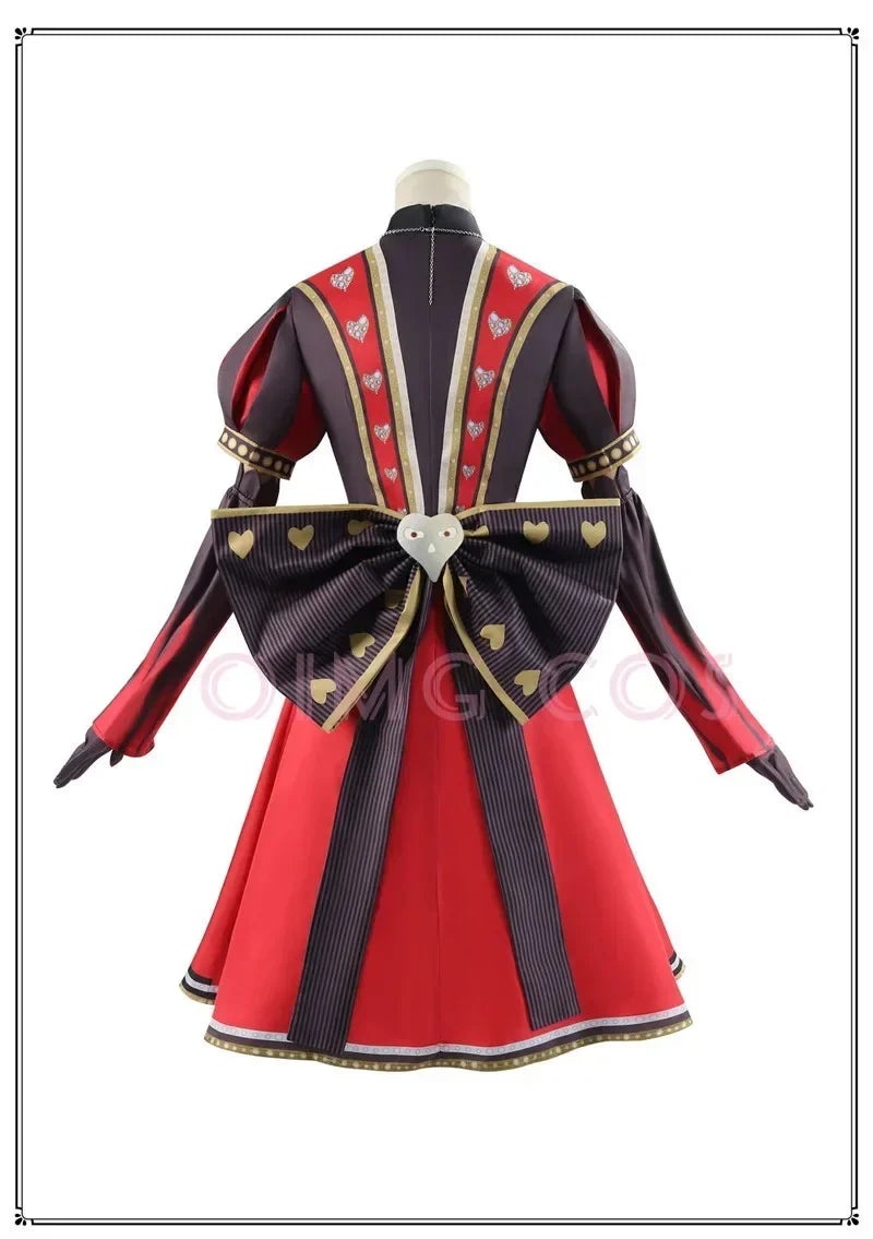 Alice Cosplay Costume Set Women Polyester Anime Game Character Outfit