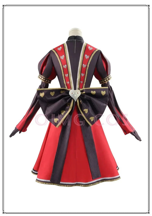 Alice Cosplay Costume Set Women Polyester Anime Game Character Outfit