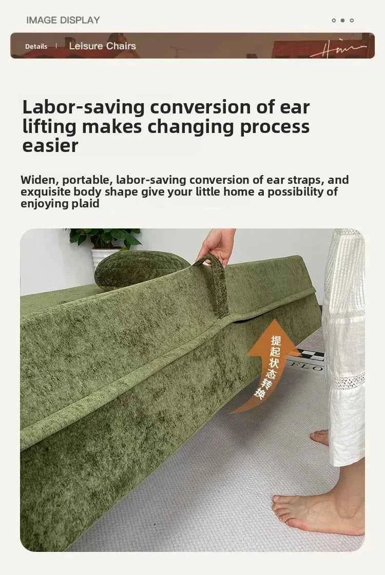 Living Room Sofas Vacuum Compression Sofa Pure Sponge Single Multifunctional Foldable Special Shaped Sofa Bed Furniture