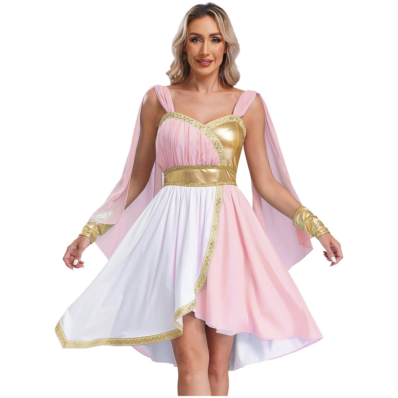 Women's Ancient Greek Goddess Chiffon Cosplay Dress