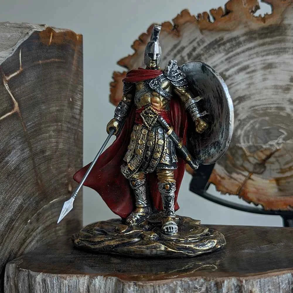 New Retro Spartan Character Craft Figurine Light Luxury Ornaments Home Bedroom Decor Accessories Boyfriend Gift Ideas Collection
