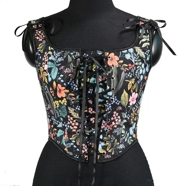 Sexy Lolita Corset Shaper Ladies Slimming Bandage Corsets Underbust Bustier Top Women Lingerie Elegant Streetwear Clothes Blusas SS69 35.69 1-6636 black / XS