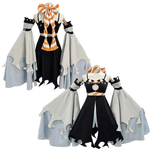 HOLOUN Gachiakuta Anime Amo Cosplay Costume Boot Covers Dress Scarf Shorts Sleeves Convention Halloween Christmas Gift