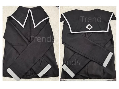 HOMCHEE TRENDS Akemi Homura Anime Cosplay Costume Set with Wig and Stockings