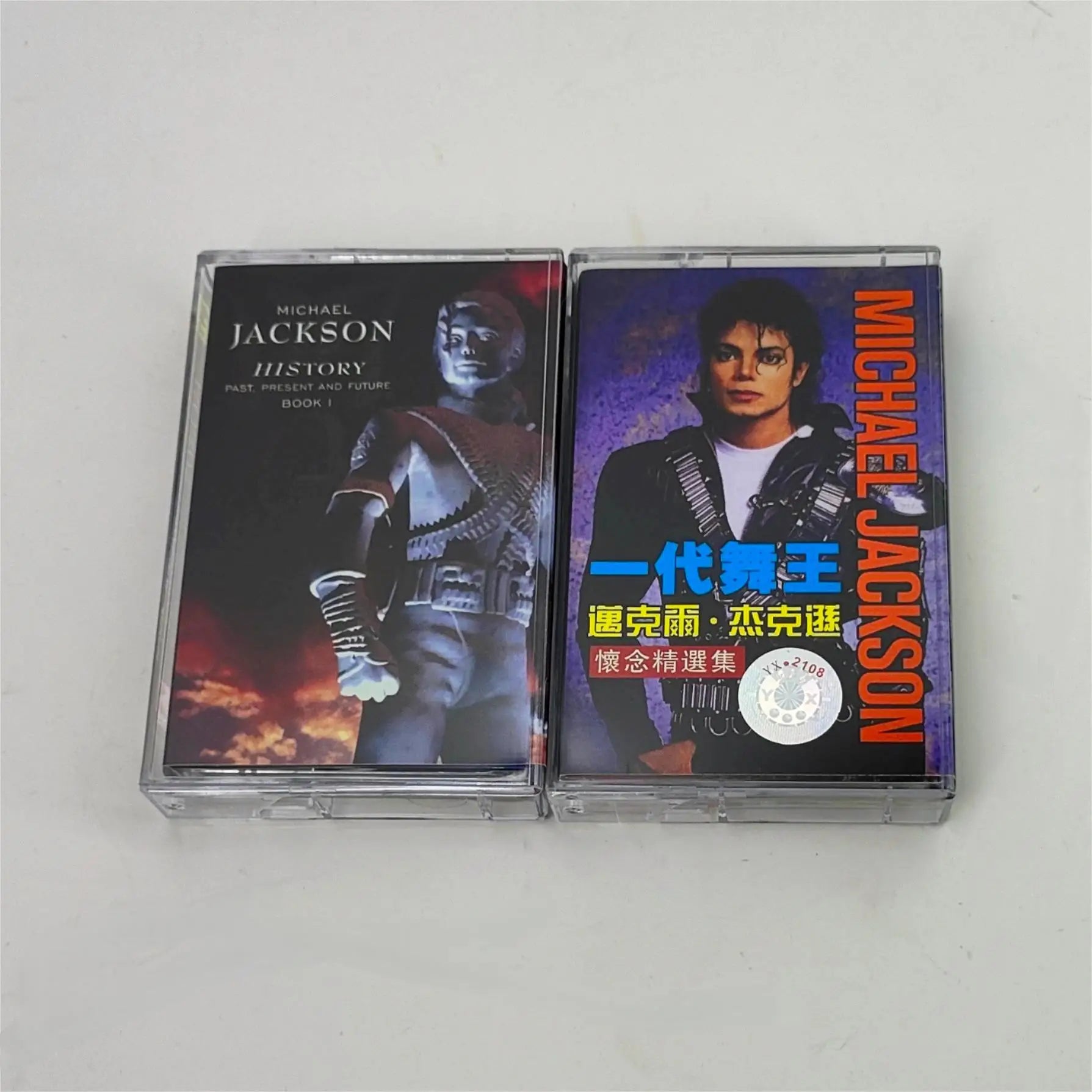 Michael Jackson Thriller & Dangerous Music Tape Prop Set