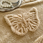 Coral Fleece Blanket with 3D Butterfly Pattern - Soft & Warm