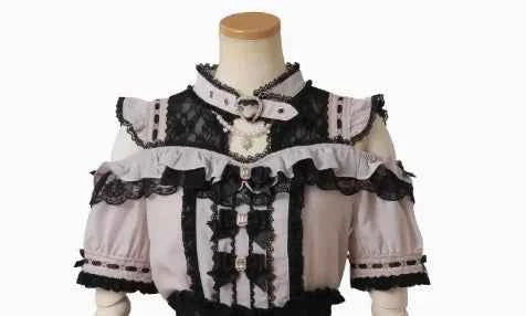 Japanese Mine Tie Sweet Bow Long Sleeve Chiffon Shirt Liz High Waist Elastic Slim Pleated Plaid Skirt Sets Short Skirts Women