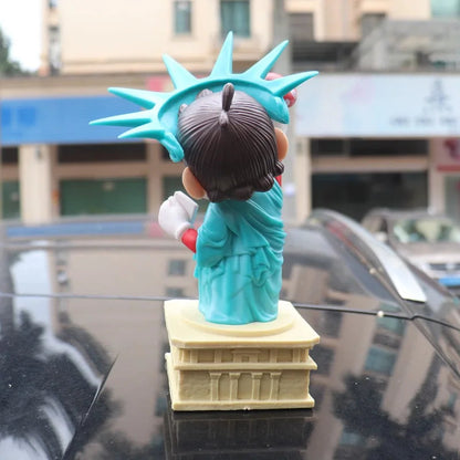 Super Mario as The Statue of Liberty Figure Model Toys for Kids 20cm SS69