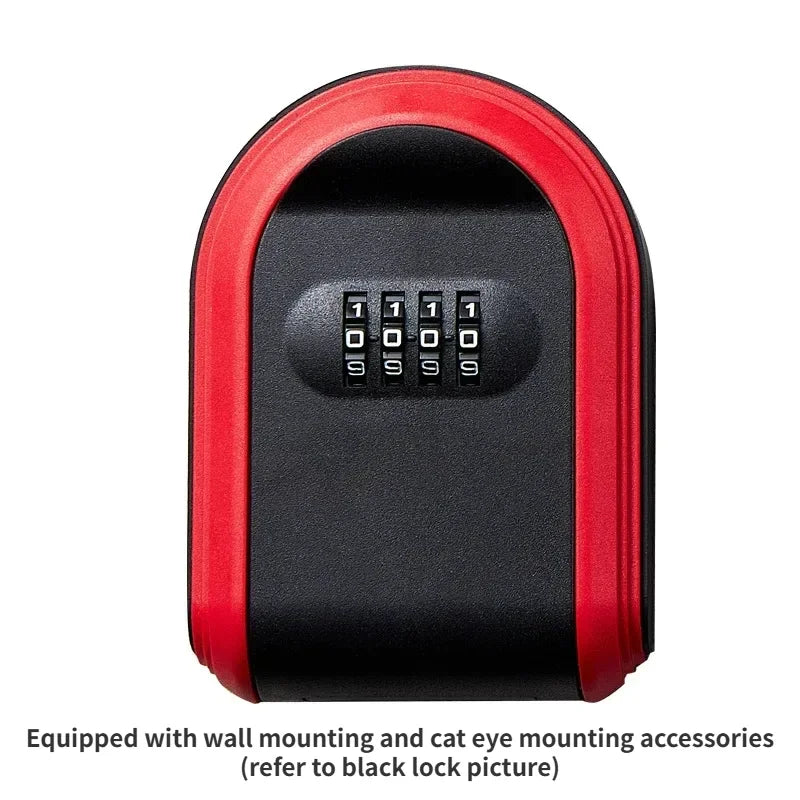 4-Digit Combination Wall Mount Key Lock Box for Secure Storage