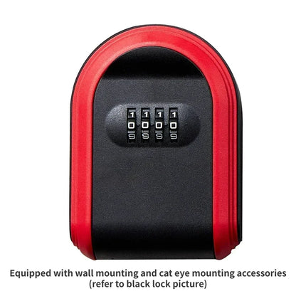 SS69 Wall Mount Key Lock Box, 4-Digit Combination Security Storage Organizer